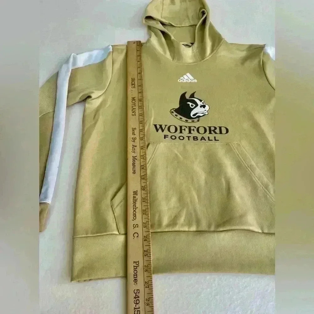 Wofford Adidas Pullover Hood Adidas Wofford football size M New like condition - Picture 6 of 7